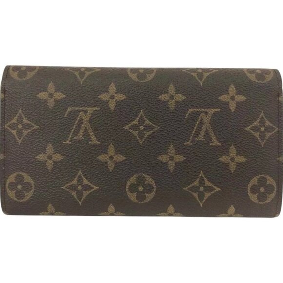 004271BP (L3) Louis Vuitton Wallet Long Portefeiulle Sarah Brown Monogram - Picture 2 of 9